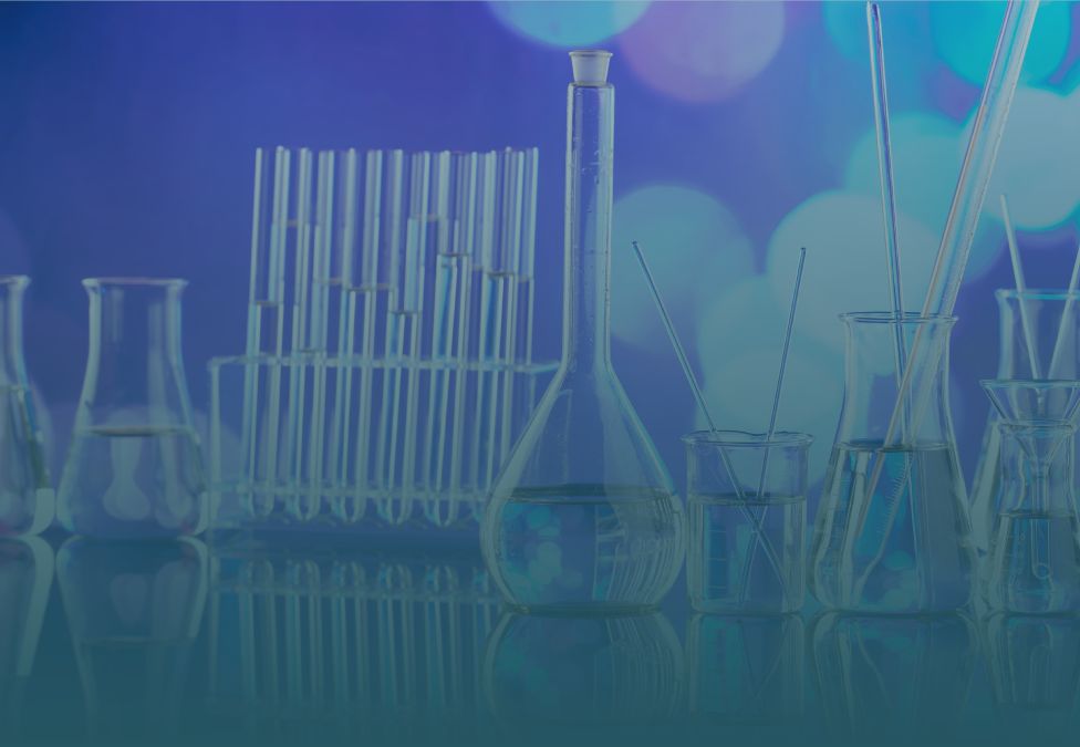 Abstract digital visualization showing fluctuating bar graph with green and blue gradient overlay
